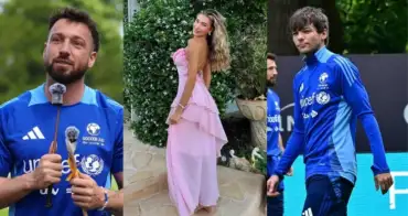 Louis Tomlinson and Sam Thompson appear distant during Soccer Aid training as Zara McDermott stands at the center of dating drama.